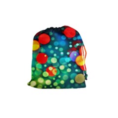 A Dream Of Bubbles Drawstring Pouch (medium)