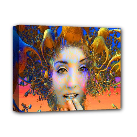 Organic Medusa Deluxe Canvas 14  x 11  (Framed)