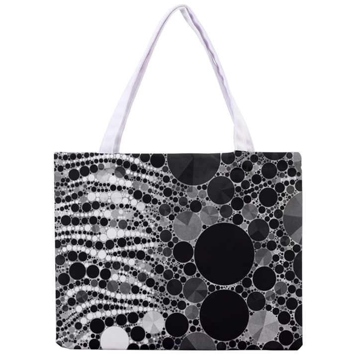 Zebra Print Bling Abstract All Over Print Tiny Tote Bag