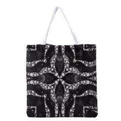 Black Onyx  All Over Print Grocery Tote Bag by OCDesignss