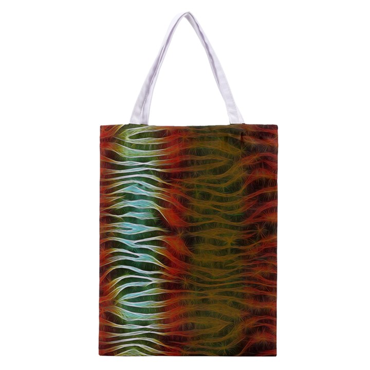 Earthy Zebra All Over Print Classic Tote Bag