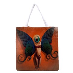 Eyes Wide Open  All Over Print Grocery Tote Bag by OCDesignss