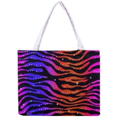 Rainbow Zebra  All Over Print Tiny Tote Bag by OCDesignss