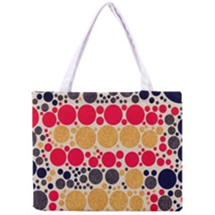 Retro Polka Dots  All Over Print Tiny Tote Bag