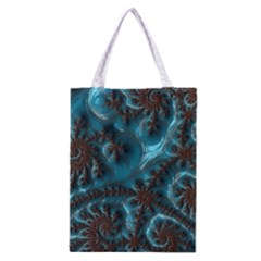 Glossy Turquoise  All Over Print Classic Tote Bag by OCDesignss