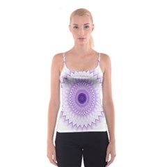 Mandala All Over Print Spaghetti Strap Top by Siebenhuehner