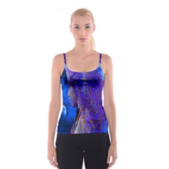 Moon Shadow All Over Print Spaghetti Strap Top by icarusismartdesigns