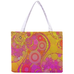 Super Bright Abstract All Over Print Tiny Tote Bag by OCDesignss