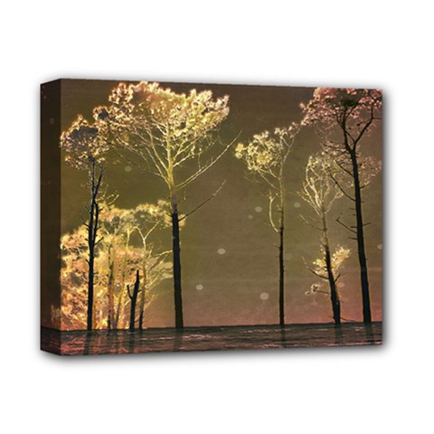 Fantasy Landscape Deluxe Canvas 14  X 11  (framed) by dflcprints