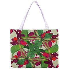 Floral Print Colorful Pattern All Over Print Tiny Tote Bag by dflcprints