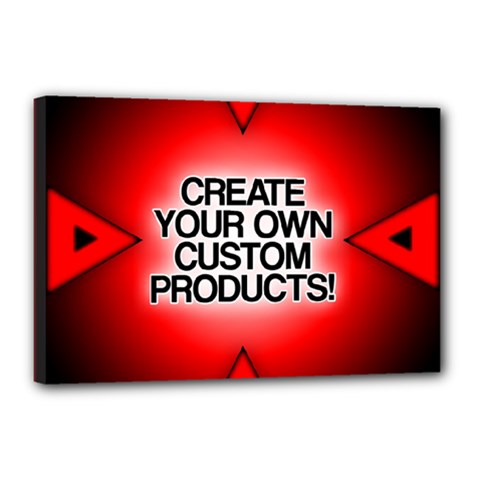 Create Your Own Custom Products And Gifts Canvas 18  X 12  (framed)