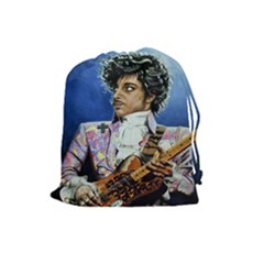 His Royal Purpleness Drawstring Pouch (large) by retz