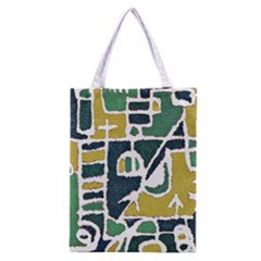 Colorful Tribal Abstract Pattern Classic Tote Bag by dflcprints