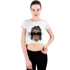 Crew Neck Crop Top by dflcprints