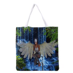 Magic Sword Grocery Tote Bag by icarusismartdesigns