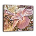 Fantasy Colors Hibiscus Flower Digital Photography Deluxe Canvas 24  x 20  (Framed) View1