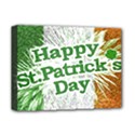 Happy St. Patricks Day Grunge Style Design Deluxe Canvas 16  x 12  (Framed)  View1