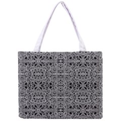 Cyberpunk Silver Print Pattern  Tiny Tote Bag