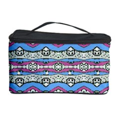 Aztec Style Pattern In Pastel Colors Cosmetic Storage Case by dflcprints