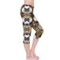 Baroque Ornament Pattern Print Capri Leggings  View4