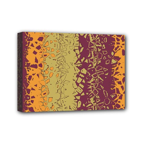 Scattered Pieces Mini Canvas 7  X 5  (stretched) by LalyLauraFLM