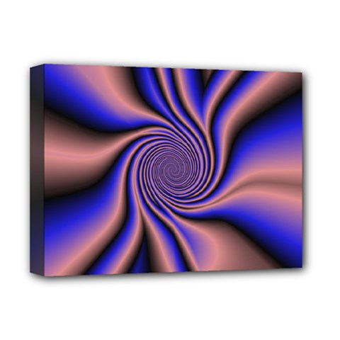 Purple Blue Swirl Deluxe Canvas 16  X 12  (stretched) 