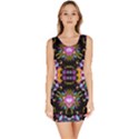 Digital Futuristic Geometric Pattern Bodycon Dress View1