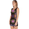 Digital Futuristic Geometric Pattern Bodycon Dress View2