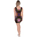 Digital Futuristic Geometric Pattern Bodycon Dress View4