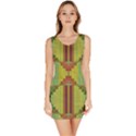 Tribal shapes Bodycon Dress View1