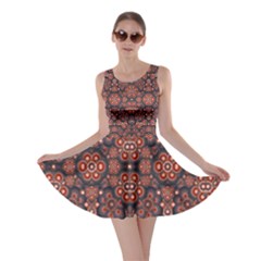 Modern Floral Decorative Skater Dress by dflcprintsclothing