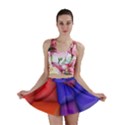 3d colorful shapes Mini Skirt View1