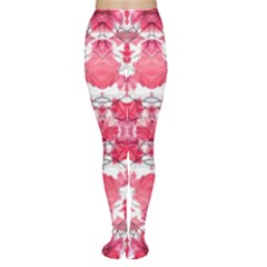 Floral Print Swirls Decorative Design Tights by dflcprintsclothing