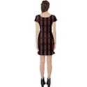 Tribal Ornate Geometric Pattern Short Sleeved Skater Dress View2