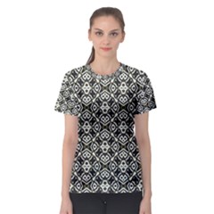 Abstract Geometric Modern Pattern Women s Sport Mesh Tee