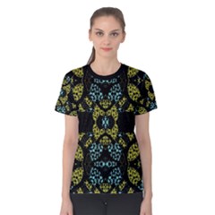 Ornate Dark Pattern Women s Cotton Tee