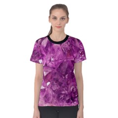 Amethyst Stone Of Healing Women s Cotton Tee