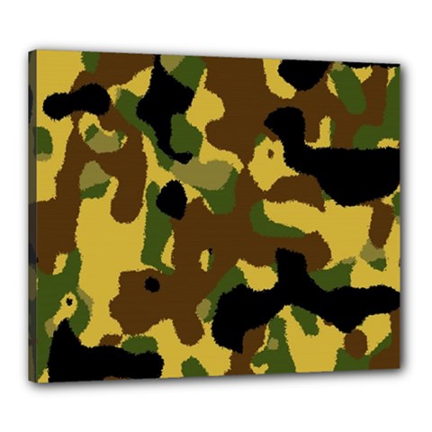 Camo Pattern  Canvas 24  X 20  (framed)