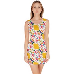 Dots And Rhombus Bodycon Dress