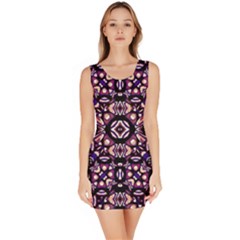 Colorful Tribal Geometric Print Bodycon Dress