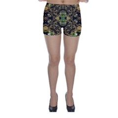 Tribal Jungle Print Skinny Shorts