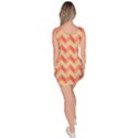 Modern Retro Chevron Patchwork Pattern Bodycon Dress View4