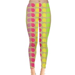 Colorful Leaf Pattern Leggings  by GardenOfOphir