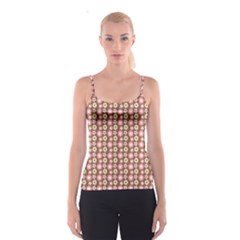 Cute Floral Pattern Spaghetti Strap Top