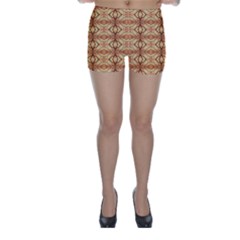 Faux Animal Print Pattern Skinny Shorts by GardenOfOphir