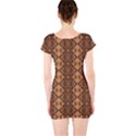 Faux Animal Print Pattern Short Sleeve Bodycon Dress View2