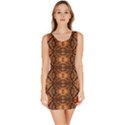 Faux Animal Print Pattern Bodycon Dress View1