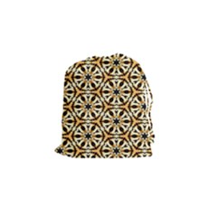 Faux Animal Print Pattern Drawstring Pouch (small)