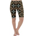 Faux Animal Print Pattern Cropped Leggings  View1