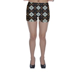 Faux Animal Print Pattern Skinny Shorts by GardenOfOphir